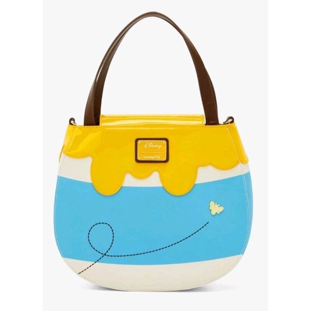 NEW Loungefly Disney Winnie the Pooh Honey Pot Crossbody Bag With CARDHOLDER! - Picture 3 of 10